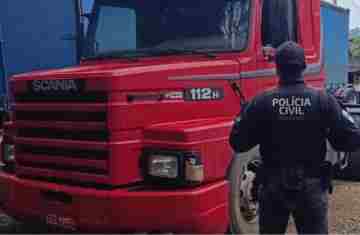  PCPR e PCSC cumprem 33 mandados contra esquema interestadual de roubo de cargas